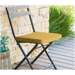Galette de chaise KADJA – Coussin d'extérieur déperlant | Éthik Home