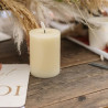 Bougie LED en cire