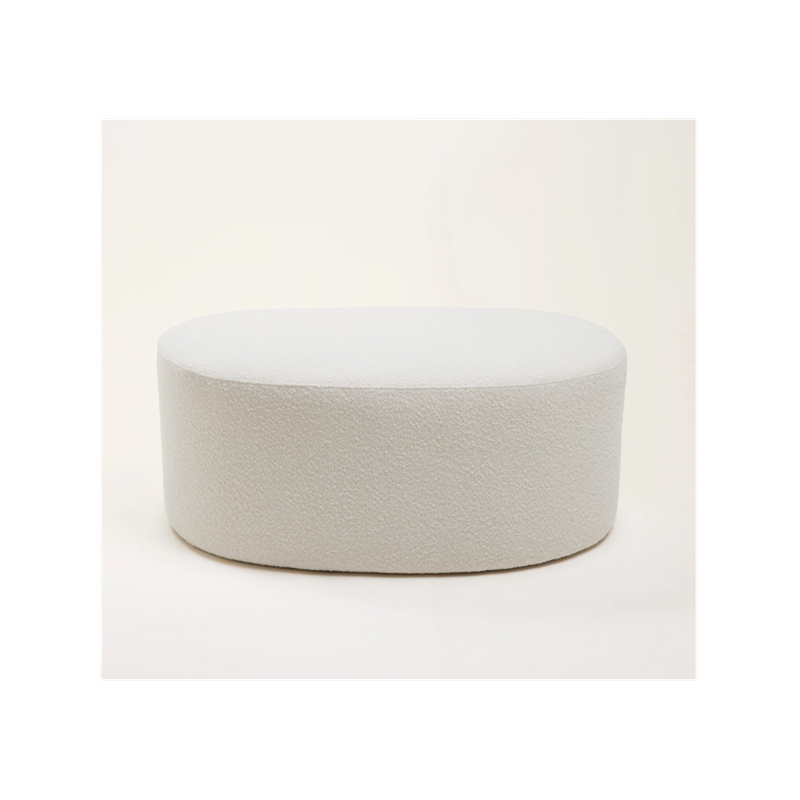 Pouf Jalika Bouclé