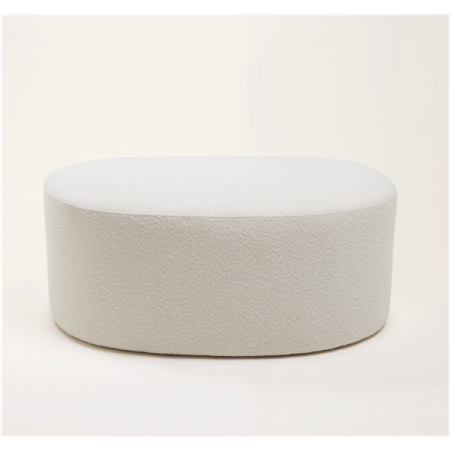 Pouf Jalika Bouclé